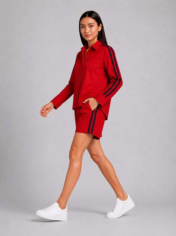 Red Ribbon Short Set