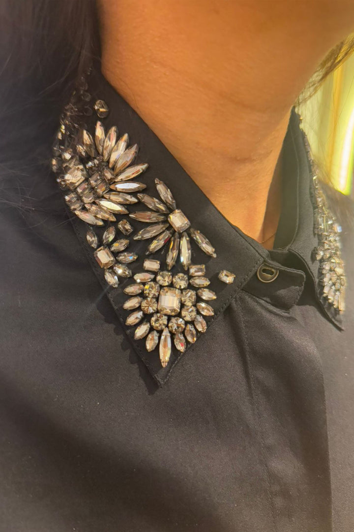Black Diamond Floral Shirt