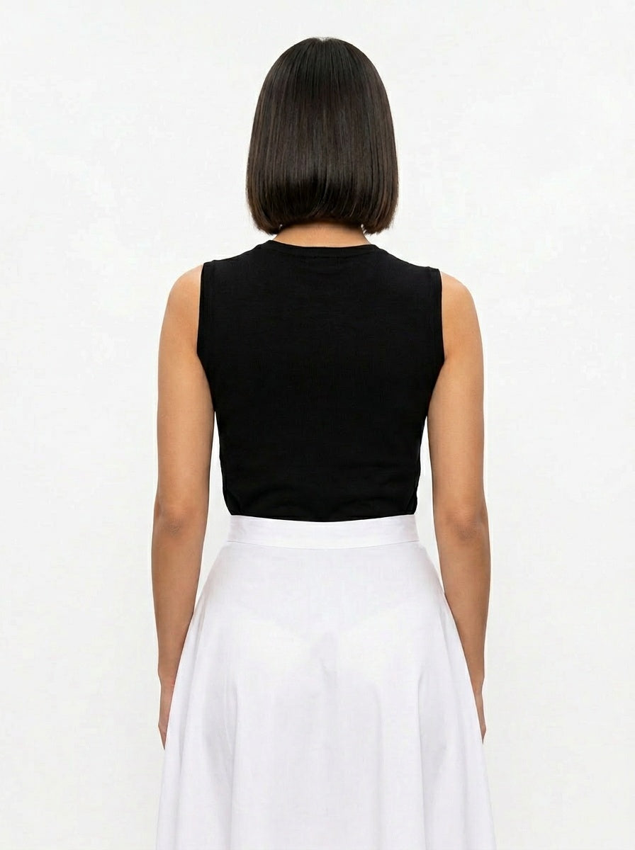 White Cascade Skirt