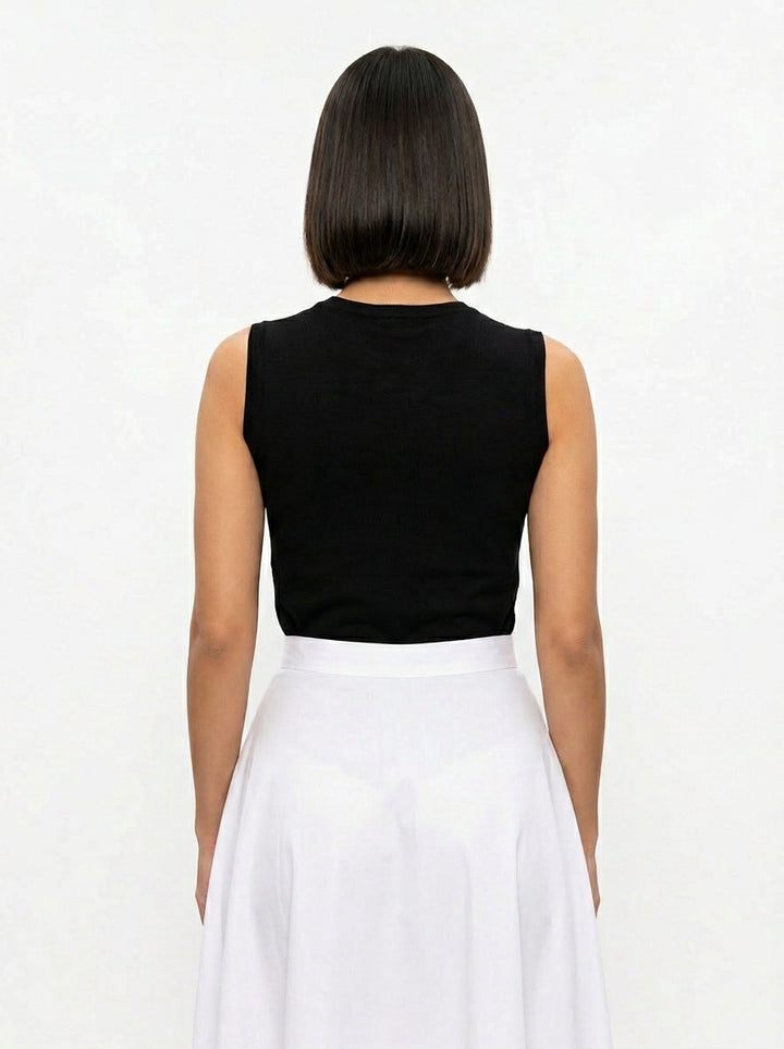 White Cascade Skirt